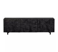 COUNTER - Meuble TV en bois noir L160 Noir