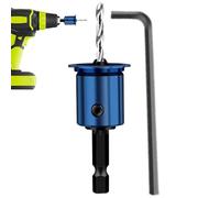 Counter Sink Bit - Alloy High Speed Steel Standard Size | Adjustable Countersink Drill Bit Set With Depth Stopper | Precision Woodworking Tool For Carpentry Drilling Home Repair And Professional Use