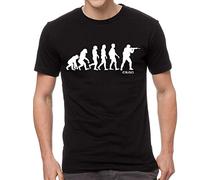 Counter Strike Global Offensive Player Darwin Evolution CS go Funny t-Shirt Mens T Shirt