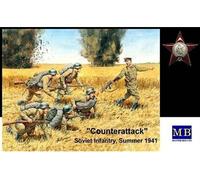 Counterattack, Soviet Infantry, 1941 - 1:35e - Master Box Ltd.