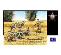 Glow2B Maquette figurine 1/35 Contre-Attaque - Infanterie soviétique Été 1941 MB3563