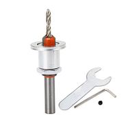 Counterbore Drill Bit Limit Adjustable Steel Alloy Fast Chip Removal Countersink Drill Bit Set 3.5 X 10mm with Storage Box