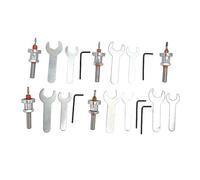 Countersink Bohrer Set 5 teilig verstellbar Holzbohrer mit Tiefenanschlag für präzises Bohren in Holz und Kunststoff für Tischler und Heimwerker