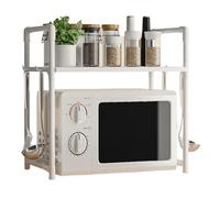 counterto Étagère de rangement portable pour micro-ondes | Convient pour four à micro-ondes | Étagère d'angle de cuisine | Étagère extensible pour placard de cuisine | Organiseur d'étagère de cuisine