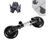Countertop Alignment Clamps, Seamless Granite Seam Setter, Accurate Slab Alignment Clamp, for Seams Joining & Leveling for Granite, Marble, Stone, Slab, Glass (Black)