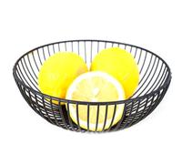 Countertop Fruit Bowl - Iron Wire Basket | Kitchen Storage Organizer Tray | Wire Basket For Home, Kitchen, Fruits, Vegetables, Snacks, Bread, Treats, Candies For Thanksgiving Christmas Easter