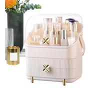 Countertop Makeup Organizer - Countertop Perfumes Jewelry Display Box | Waterproof Dustproof Clear Lid Cosmetics Organizer Countertop For Bathroom Kitchen Vanity Sink Corner Dresser Table