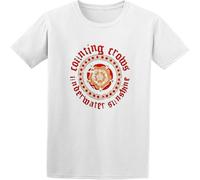 Counting Crows 2013 Flower Tour T-Shirt Men Round Neck Clothing Grey S