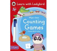 Counting Games: A Learn with Ladybird Wipe-clean Activity Book (3-5 years): Ideal for home learning (EYFS)
