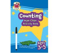 Counting Wipe-Clean Activity Book For Ages 3-5 (With Pen)