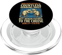 Countless Horrors Await But I Remain Faithful to The Cheese PopSockets PopGrip pour MagSafe