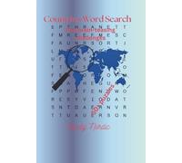 Countries Around the World Word Search Puzzle Book: Word Searchs with Easy to Read Print about Countries Around the World,Land,Geography [6x9inches, ... for vacation, holidays and free times