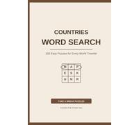 Countries Word Search: 100 Easy Puzzles for Every World Traveler