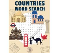 Countries Word Search: Travel-Themed Large Print Puzzles for Teens, Adults & Seniors - Explore Cities, Landmarks, Geography, Wildlife and Nature from around the World