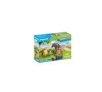 Country 70523 Cavalier avec poney brun