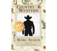 Country and Western Word Search Puzzle Book: Word Searches with Easy to Read Print about the Wild West, Cowboys, Horses and More | 6x9 inches, 110 ... Gift for Vacations, Holidays and Free Times
