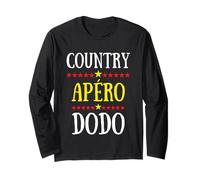 Country Apéro Dodo Dormir Sieste Apéritif Line Dance Humour Manche Longue