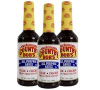 Country Bob's All Purpose Sauce, 13oz Bottles (Pack of 3)