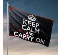 Country Boy Drapeaux Keep Calm And Carry On : The Original Poster Drapeau Accessoires Chambre Garçons Meubles (120 x 180 cm)