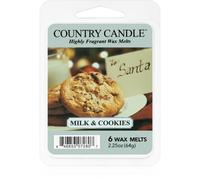 Country Candle Milk & Cookies tartelette en cire 64 g