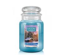 Country Candle Mountain Chalet Bougie en verre 2 mèches 680 g