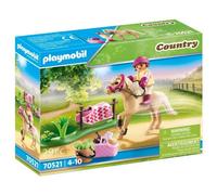 Playmobil 70521 Cavalière avec Poney Beige- Country- Le Poney Club- Poney à Collectionner équitation