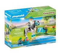Country Cavalière avec poney gris