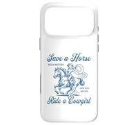 Country Concert Rodeo Cowgirls Cowboys. Save a Horse Ride a Coque pour iPhone 17 Pro Max