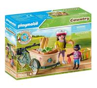 Playmobil Country 71306 - Cycliste avec vélo et remorque avant