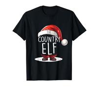 Country Elf Group Tenue familiale assortie pour Noël T-Shirt