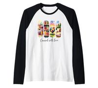 Country Farm Fresh Pantry Coq soleil du matin Manche Raglan