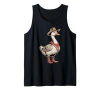 Country Funny Goose Chapeau de Cowboy Rodéo Cowgirl Western Duck Débardeur