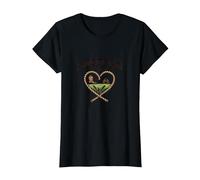 Country Girl at Heart Rustic Farm Cowgirl T-Shirt, Femme, Noir, XS