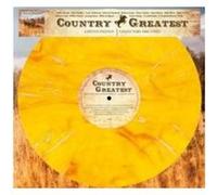 Country Greatest Vinyle Jaune Marbré