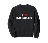Country Heart Pride - C'est drôle, J'aime Djibouti Sweatshirt