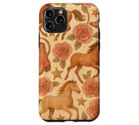 Country Horse Boots Roses Western Cowgirl Esthétique Coque pour iPhone 11 Pro