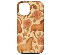 Country Horse Boots Roses Western Cowgirl Esthétique Coque pour iPhone 12/12 Pro