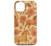Country Horse Boots Roses Western Cowgirl Esthétique Coque pour iPhone 13