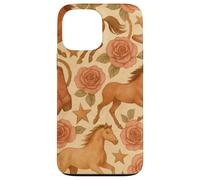 Country Horse Boots Roses Western Cowgirl Esthétique Coque pour iPhone 13 Pro Max
