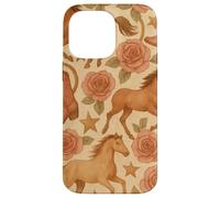 Country Horse Boots Roses Western Cowgirl Esthétique Coque pour iPhone 14 Pro Max