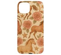 Country Horse Boots Roses Western Cowgirl Esthétique Coque pour iPhone 15 Plus