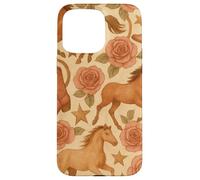 Country Horse Boots Roses Western Cowgirl Esthétique Coque pour iPhone 15 Pro Max