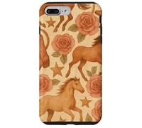 Country Horse Boots Roses Western Cowgirl Esthétique Coque pour iPhone 7 Plus/8 Plus