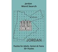 Country Jordan Word Searches: Puzzle Book (6x9”, 111 pages, 50+ Puzzles,… Gift for ;Travellers, Study, during Vacation, Holiday or Time to Relax