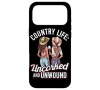 Country Life Cowgirl Humoristique pour Amateur de vin Coque pour iPhone 17 Pro Max