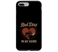 Country Life Dirt Road Proud Rural Roots Southern Grit Coque pour iPhone 7 Plus/8 Plus