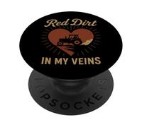 Country Life Dirt Road Proud Rural Roots Southern Grit PopSockets PopGrip Adhésif