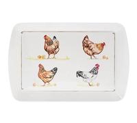 Country Life Plateau à goûter Motif poules