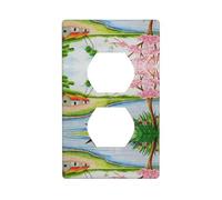 Country Lifestyle Couvercles de prise électrique, taille standard, 11,4 x 7 cm, thermoplastique polycarbonate incassable