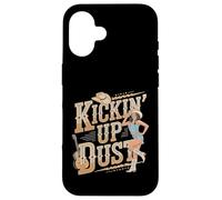 Country Line Dancing Kickin' Up Dust Coque pour iPhone 16